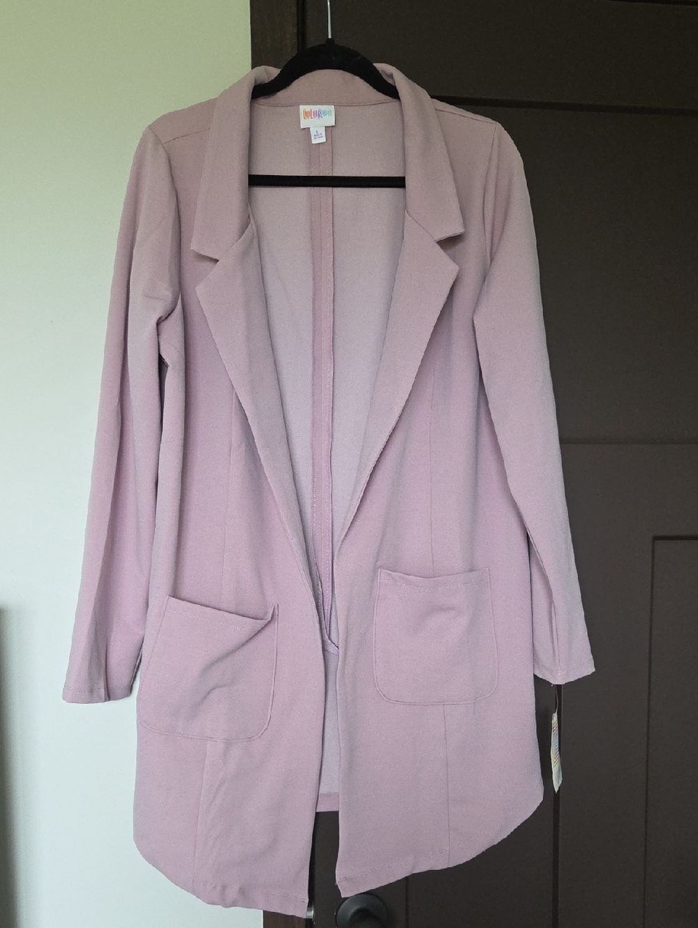LuLaRoe Mauve Open-Front Blazer Jacket